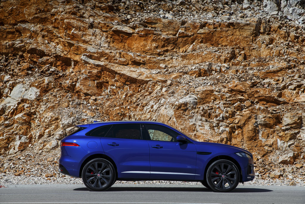 The Jaguar F-Pace in First Edition specification. The Jaguar F-Pace in First Edition specification.